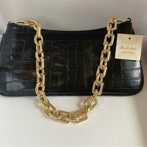 Black shoulder bag